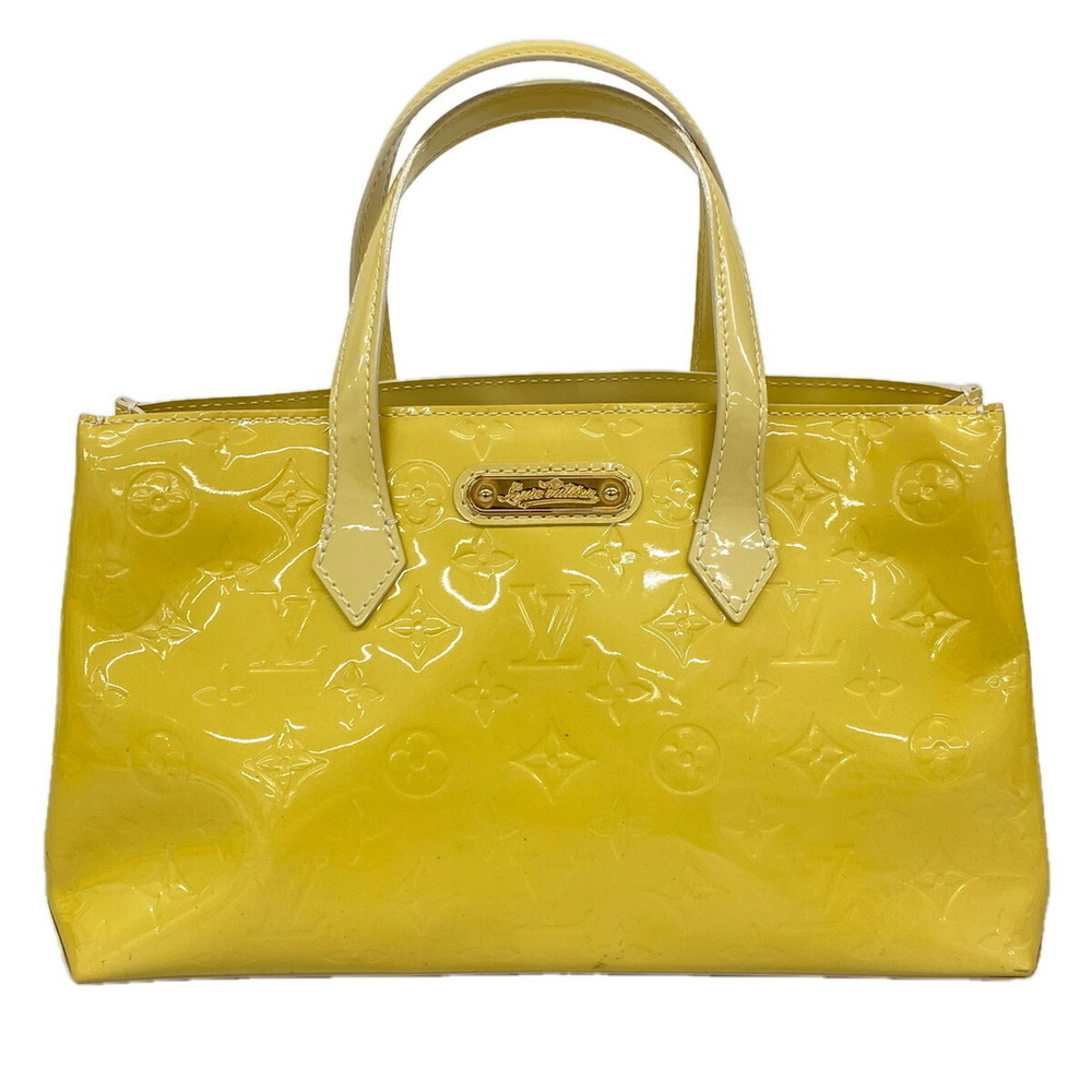 Louis Vuitton Vernis Wilshire PM Handbag M91452 Broncorail (Women's)